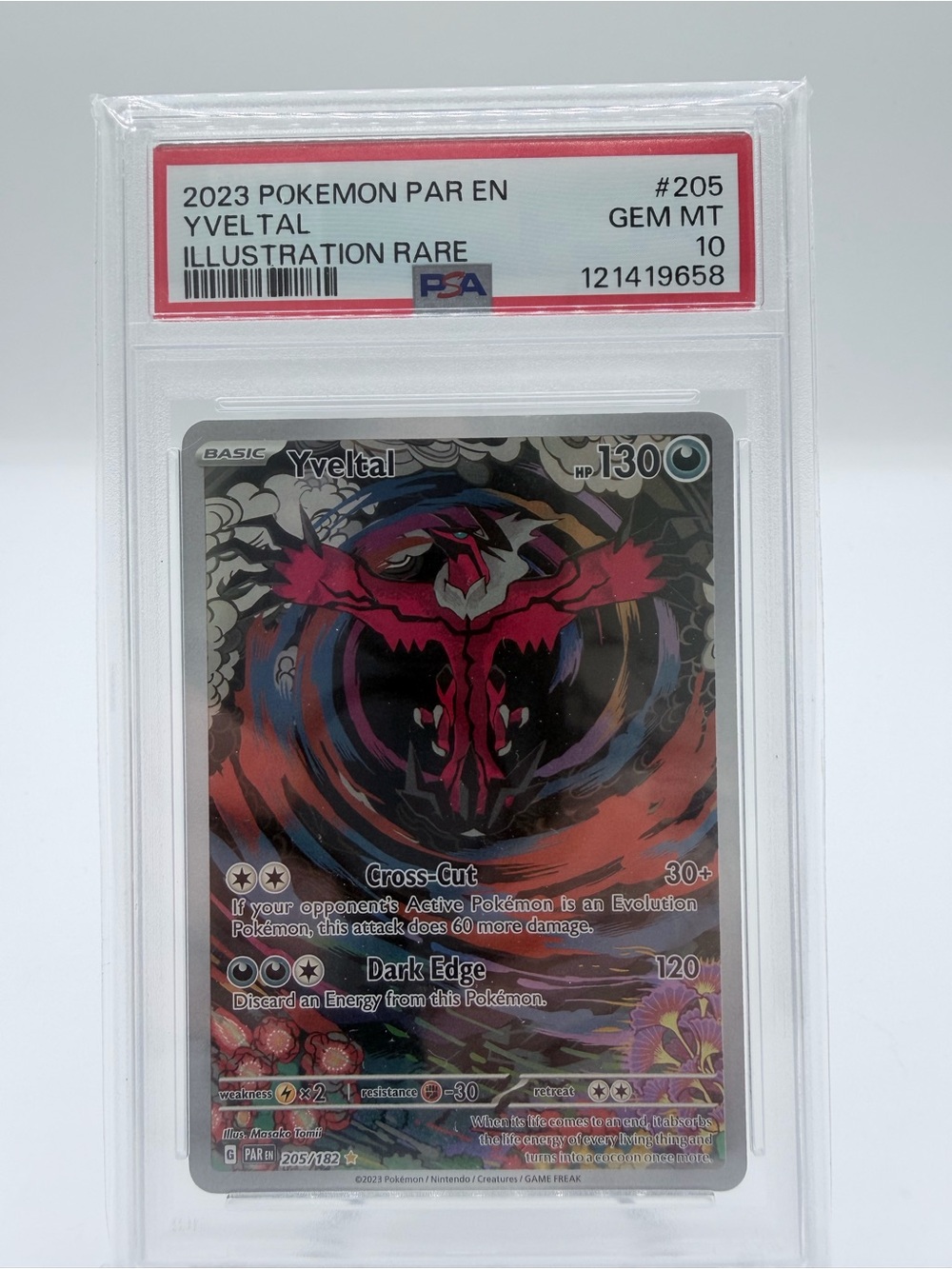 Pokemon Yveltal Illustration Rare Holo - Red, Black